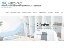 Tablet Screenshot of chiropro.com